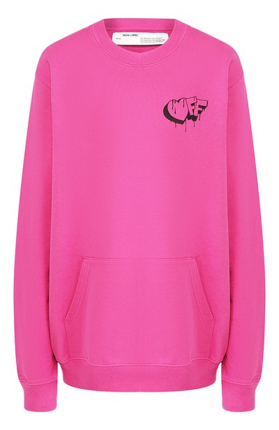 Женский хлопковый свитшот OFF-WHITE, арт. 0WBA055F190030662810
