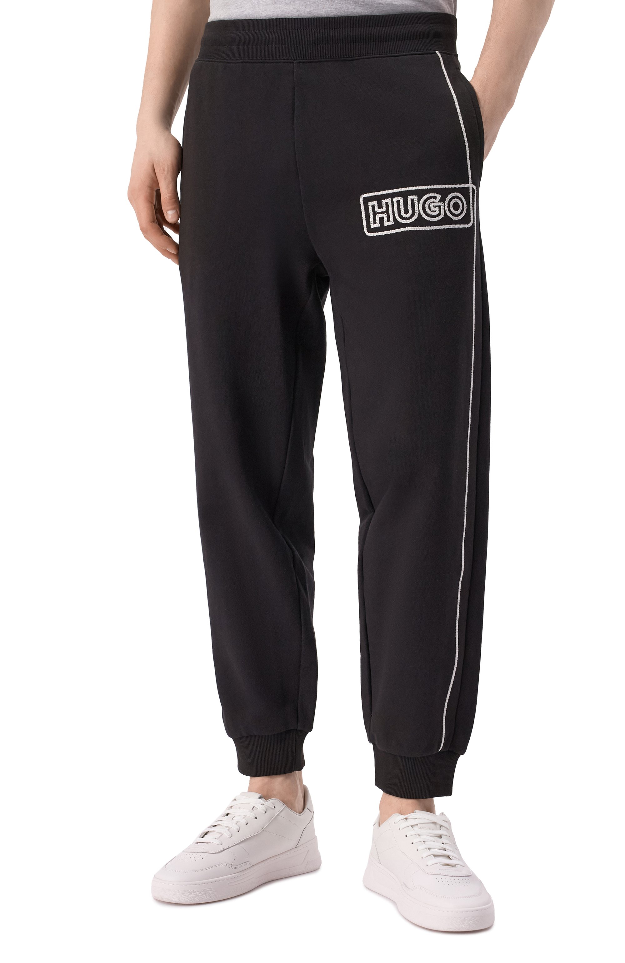 Хлопковые джоггеры HUGO BLUE, арт. 50530334, фото 3