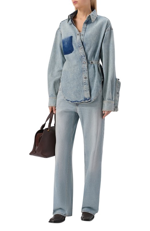 Джинсовая рубашка Bella Haikure HEW06098DF144L0917/BELLA AUTHENTIC LAX Голубой  HEW06098DF144L0917/BELLA AUTHENTIC LAX Фото 2