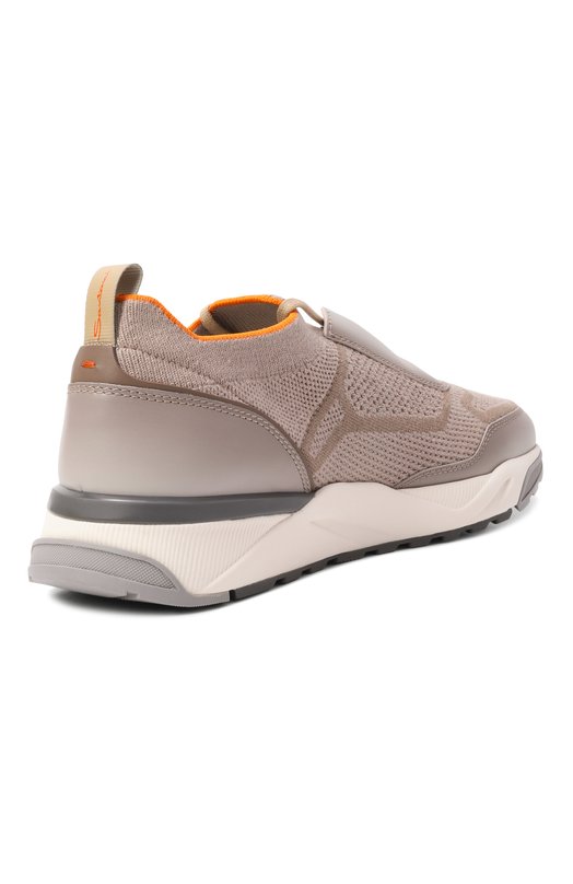 Комбинированные кроссовки Innova Santoni MBIG22135BGRC0TZ Бежевый  MBIG22135BGRC0TZ Фото 4
