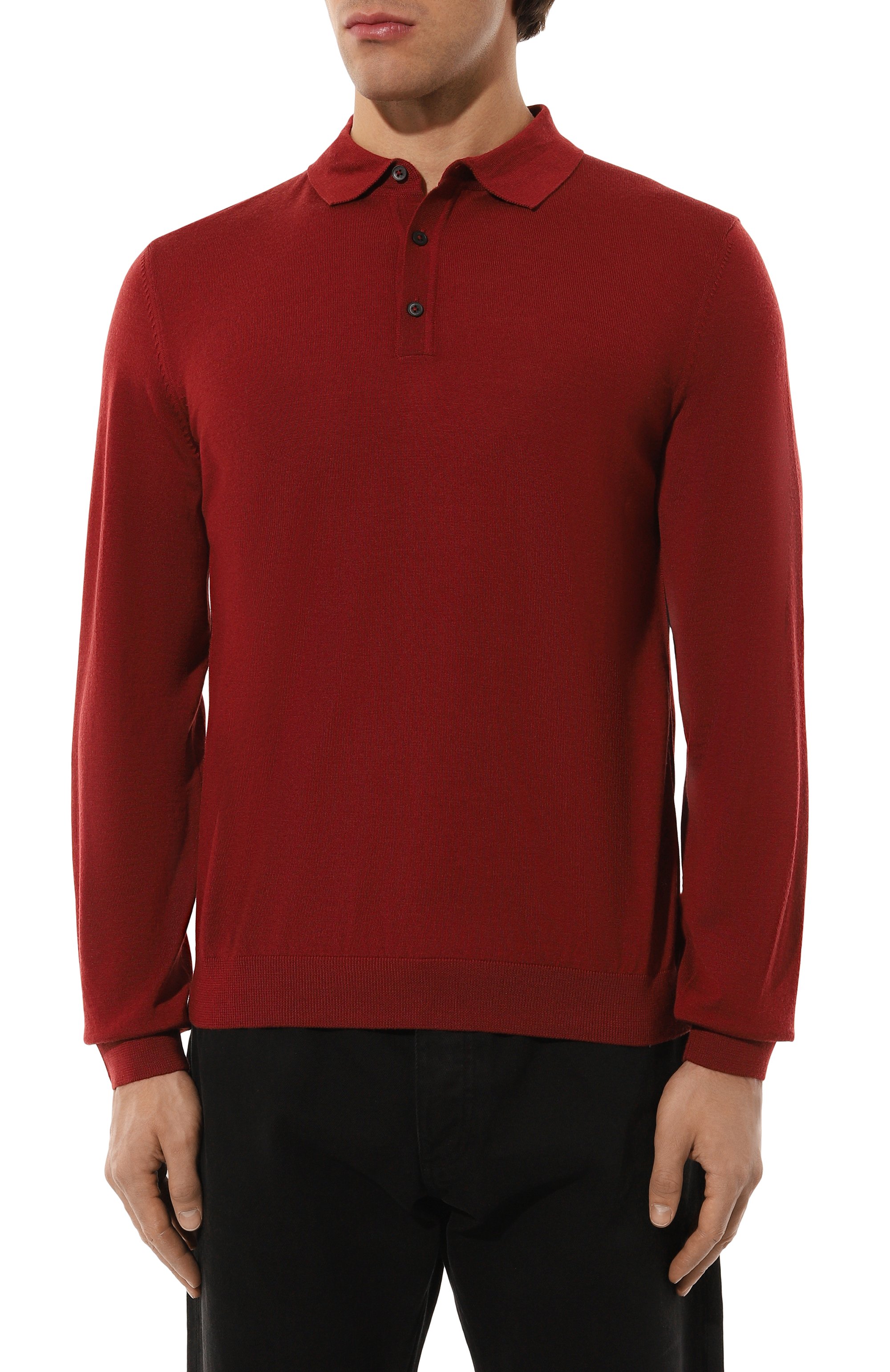 Шерстяное поло BOSS, арт. 50476355, фото 3