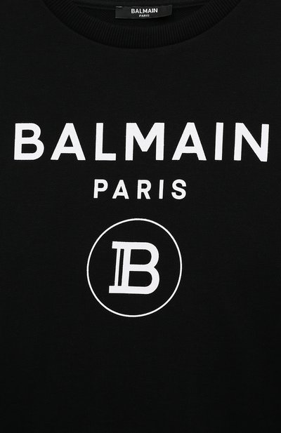 Хлопковый свитшот BALMAIN, арт. 6R4A10, фото 3