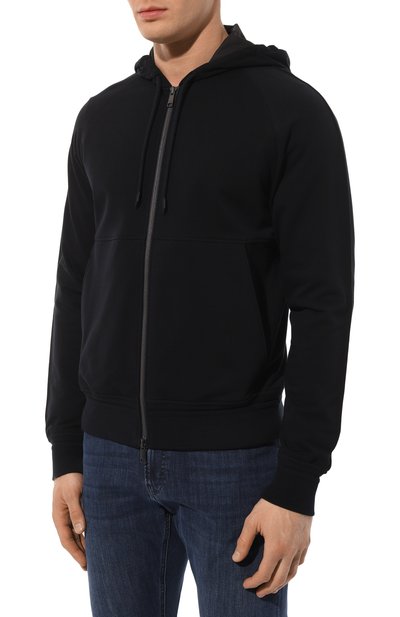 Хлопковая толстовка ZEGNA темно-синего цвета по цене 99500 руб., арт. UD553A7/D859, фото 3 Хлопковая толстовка ZEGNA, арт. UD553A7/D859, фото 3