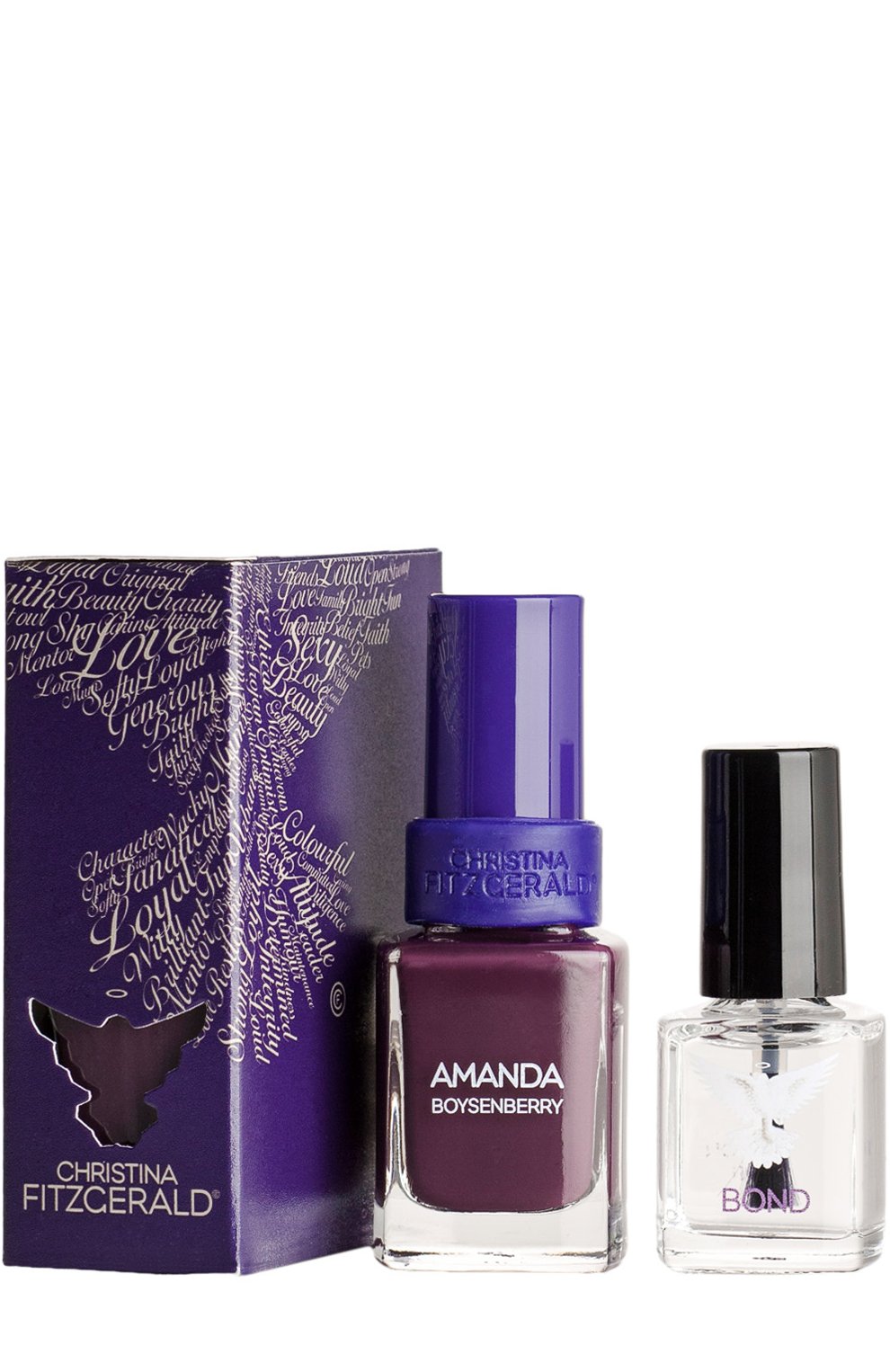 Лак для ногтей \бойзенова ягода\" amanda boysenberry + bond" CHRISTINA FITZGERALD, арт. 9333381001931, фото 1