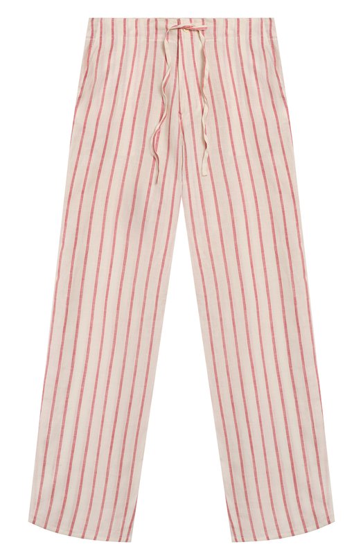 

Льняные брюки Kiton, Розовый
