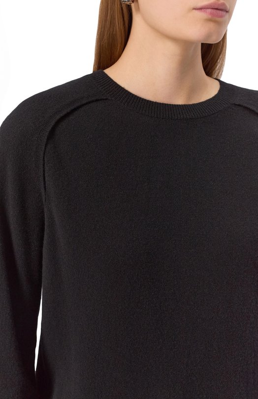 Пуловер из шерсти и кашемира Ann Demeulemeester B0012378/FA147 Чёрный  B0012378/FA147 Фото 5