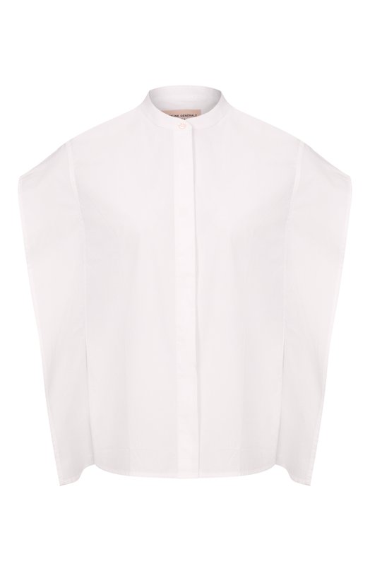 Хлопковая блузка Officine Generale S26WSHI001 Белый S26WSHI001