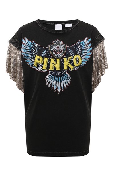 Женская хлопковая футболка PINKO, арт. 100739-A00J