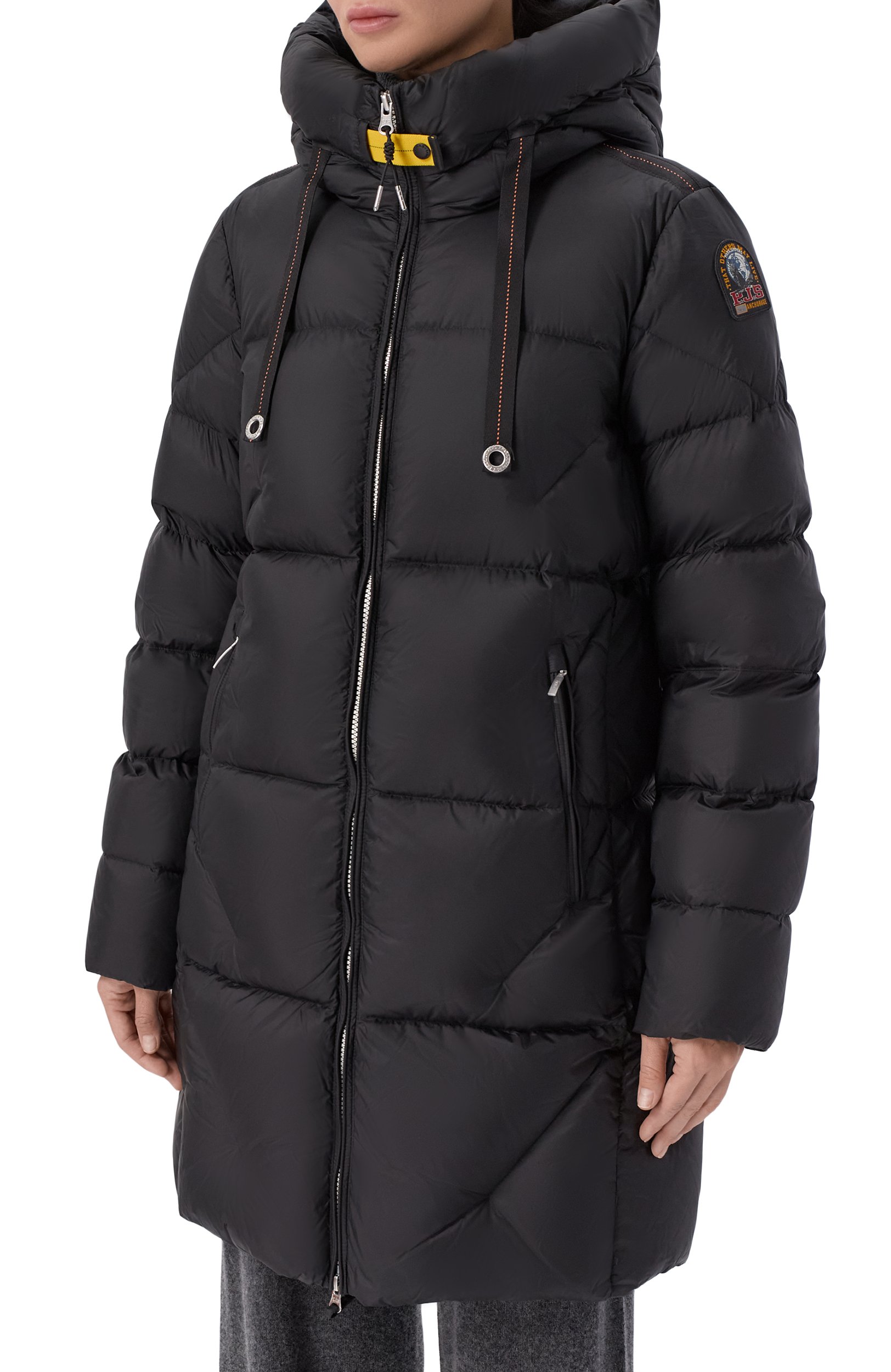 Пуховик PARAJUMPERS черного цвета по цене 92900 руб., арт. 26WMPWPUHY33, фото 3 Пуховик PARAJUMPERS, арт. 26WMPWPUHY33, фото 3