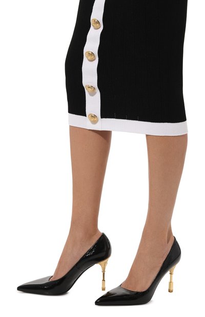 Кожаные туфли moneta 95 BALMAIN, арт. BN1UA806/LSHK, фото 3