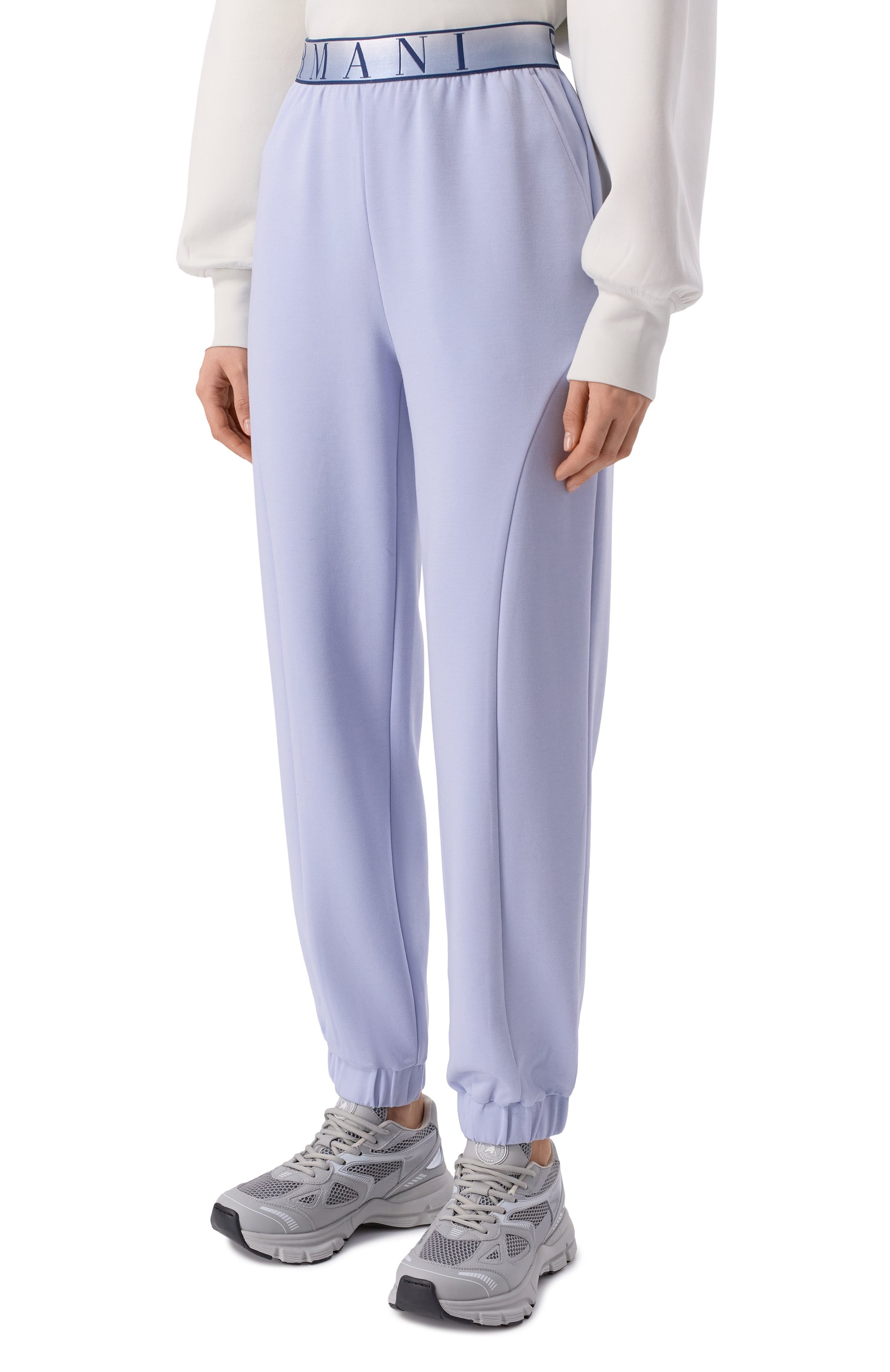 Джоггеры EA7 голубого цвета по цене 15050 руб., арт. 7W001154/AF12501, фото 3 Джоггеры EA7, арт. 7W001154/AF12501, фото 3