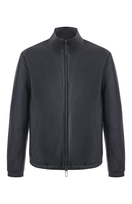 Мужской кожаный бомбер EMPORIO ARMANI, арт. 01R55P/01P54
