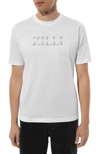 Хлопковая футболка ZILLI, арт. TSR001M0110VZSD00, фото 3
