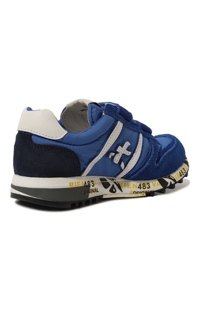 Комбинированные кроссовки sky PREMIATA WILL BE синего цвета по цене 18200 руб., арт. 23049370/SKY V/27-35, фото 3 Комбинированные кроссовки sky PREMIATA WILL BE, арт. 23049370/SKY V/27-35, фото 3