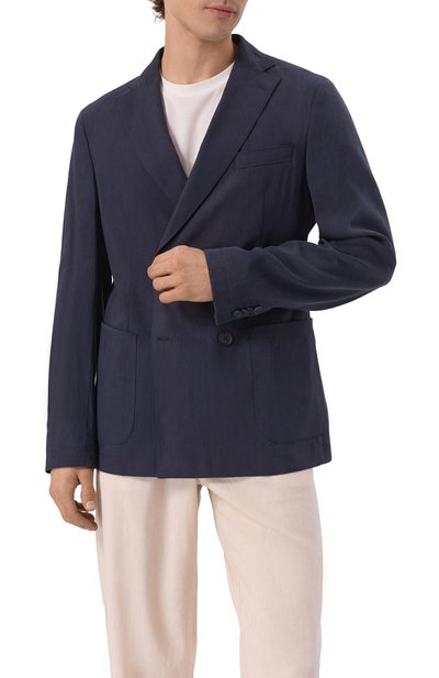 Пиджак изо льна и вискозы BOSS, арт. 50540686, фото 3