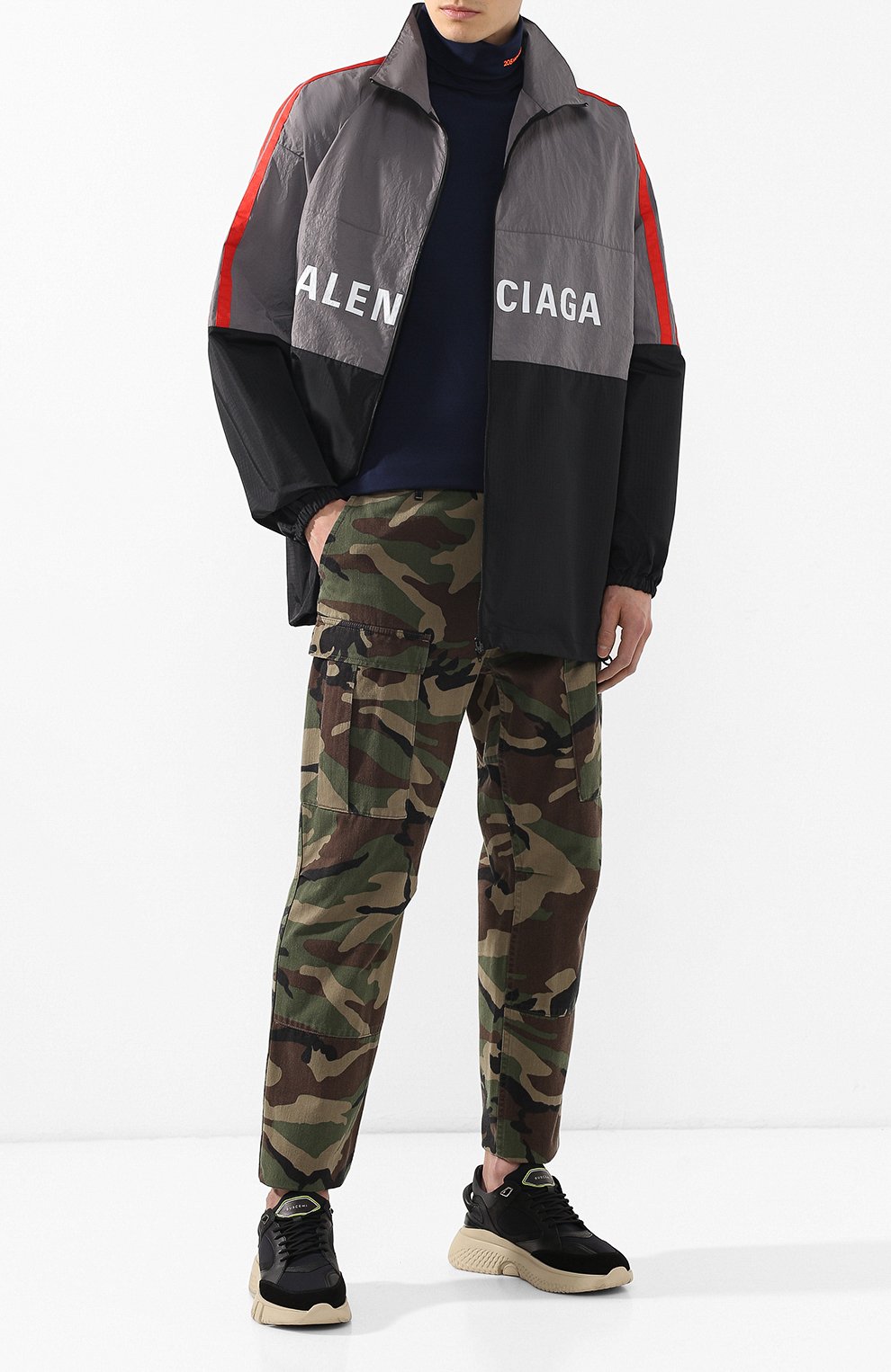 Хлопковые брюки карго BALENCIAGA, арт. 557301/TDLD9, фото 2