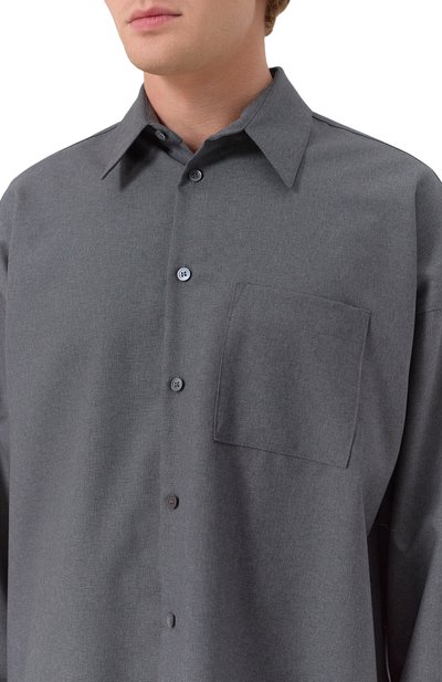 Шерстяная рубашка MARNI, арт. CUMU0061A3/TW839, фото 5