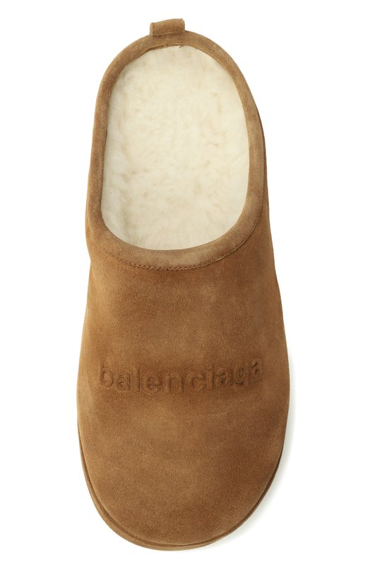 Замшевые сабо Alaska Balenciaga 810543/WBFC1 Коричневый  810543/WBFC1 Фото 6