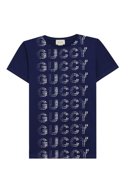 Хлопковая футболка GUCCI, арт. 546651/XJAF2, фото 1