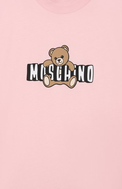 Хлопковая футболка MOSCHINO, арт. HZM058/LAA03, фото 3