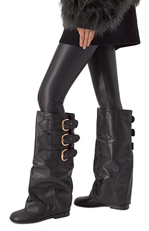 Кожаные сапоги Anchor Naked Wolfe ANCH0R/LEATHER Чёрный  ANCH0R/LEATHER Фото 2