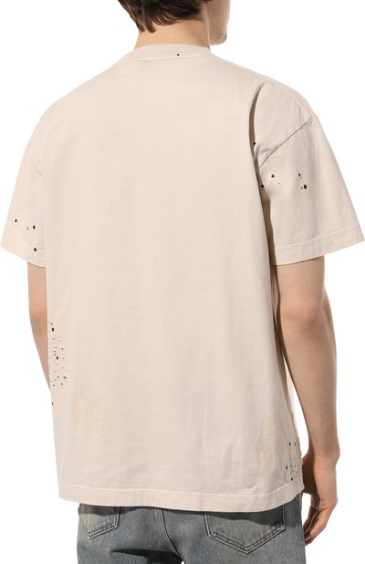 Хлопковая футболка PALM ANGELS, арт. PMAA072F22JER0050310, фото 4