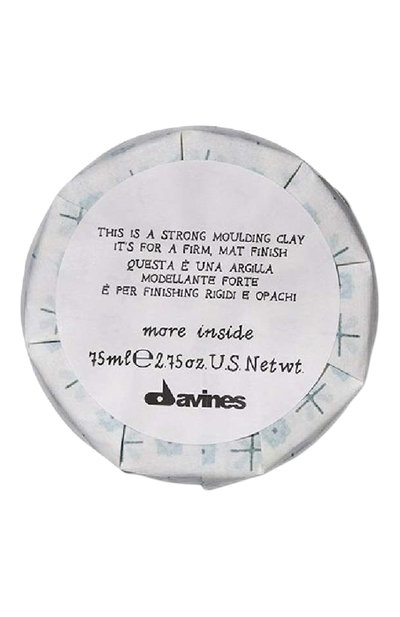 Женского моделирующая глина more inside для стойкого матового финиша (75ml) DAVINES, арт. 87068