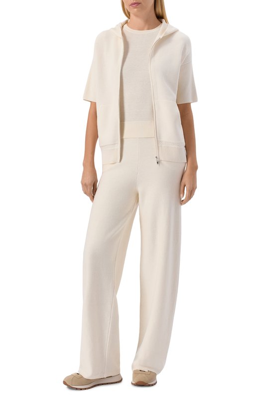 Топ из шелка и хлопка MVST WS61-607MU Кремовый  WS61-607MU Фото 2