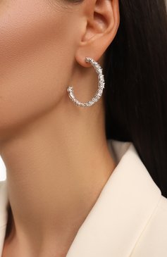 Женски�е серьги mesmera SWAROVSKI серебряного цвета, арт. 5672834 | Фото 2 (Региональные ограничения белый список (Axapta Mercury): Не проставлено; Нос: Не проставлено; Материал: Металл)