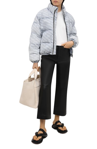 Джинсовый пуховик ALEXANDER WANG голубого цвета по цене 66700 руб., арт. 4DC1212900, фото 2 Джинсовый пуховик ALEXANDER WANG, арт. 4DC1212900, фото 2