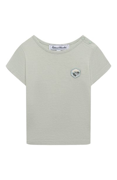 Хлопковая футболка TARTINE ET CHOCOLAT, арт. TY10041/6M-12M