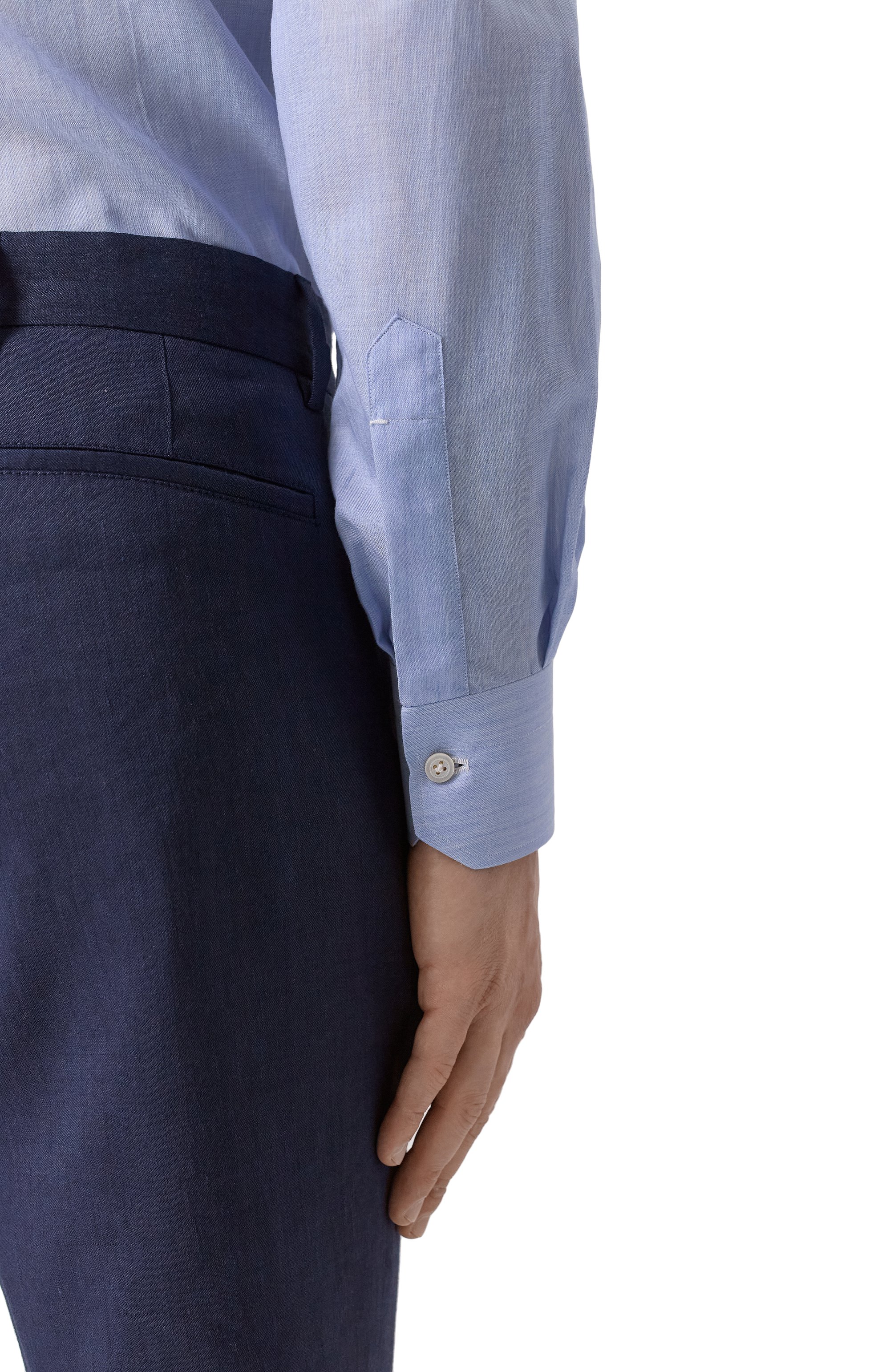 Хлопковая сорочка KITON, арт. UCIH0920402, фото 5