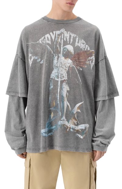 Хлопковый лонгслив DIEGO VENTURINO, арт. DVTS-MLCDVAM, фото 3