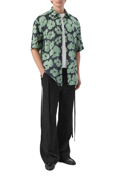 Мужская хлопковая рубашка DRIES VAN NOTEN, арт. 020700/3069