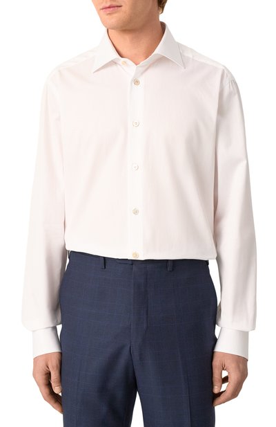 Хлопковая сорочка KITON, арт. UCIH061460101, фото 3