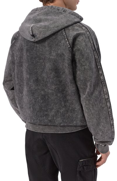 Хлопковое худи DIESEL, арт. A21842/0DCCJ, фото 4