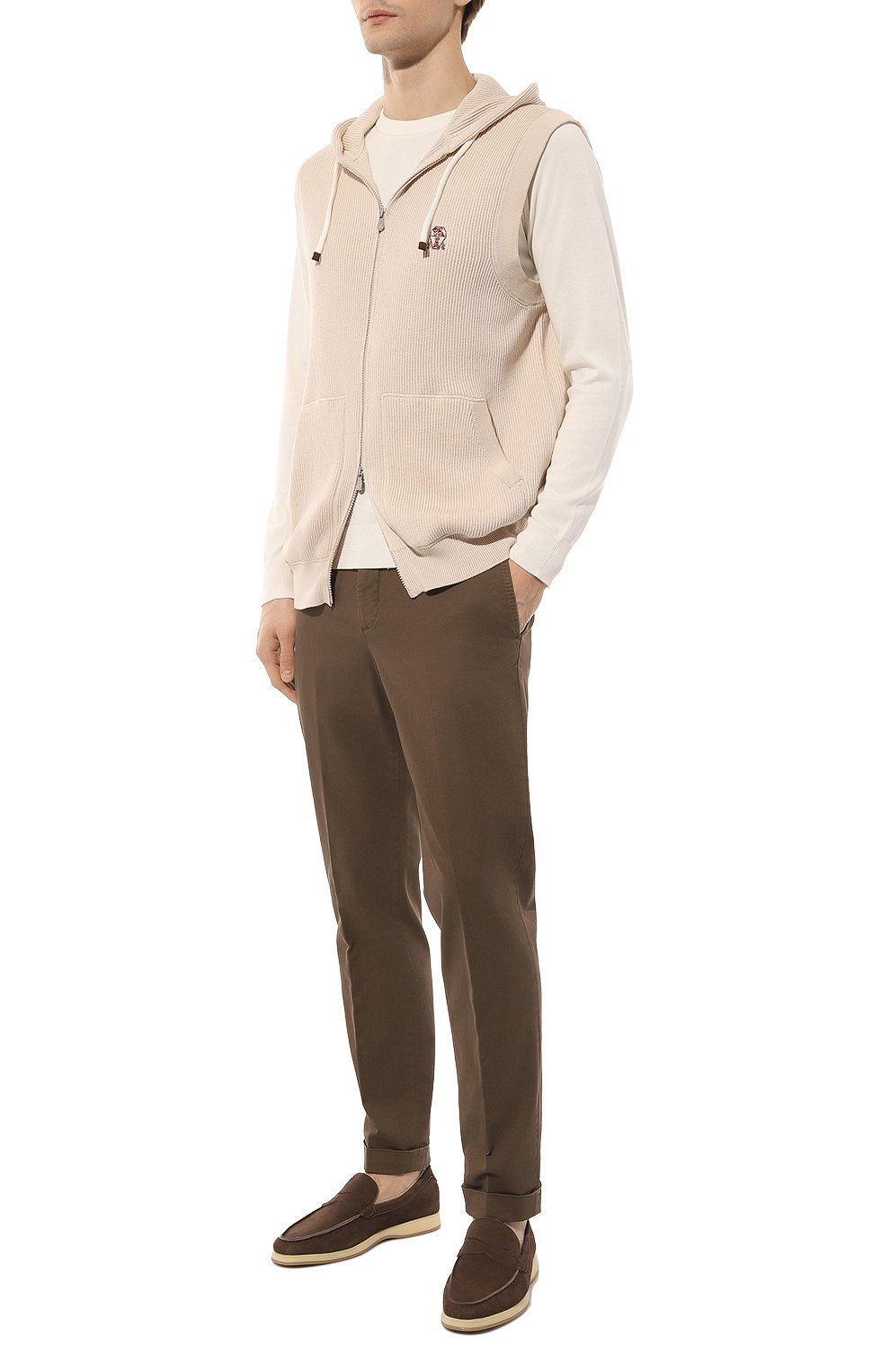 Хлопковый жилет BRUNELLO CUCINELLI, арт. M2920B2308, фото 2