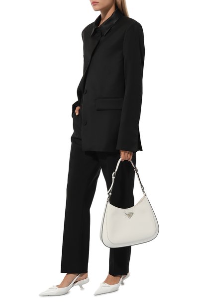 Шерстяные брюки PRADA, арт. P288D-J8A-F0002-202, фото 2