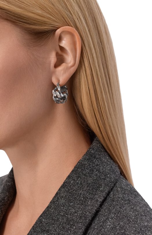 Серьги MM6 SM6VG0100 SV0235 Серебряный  SM6VG0100 SV0235 Фото 2