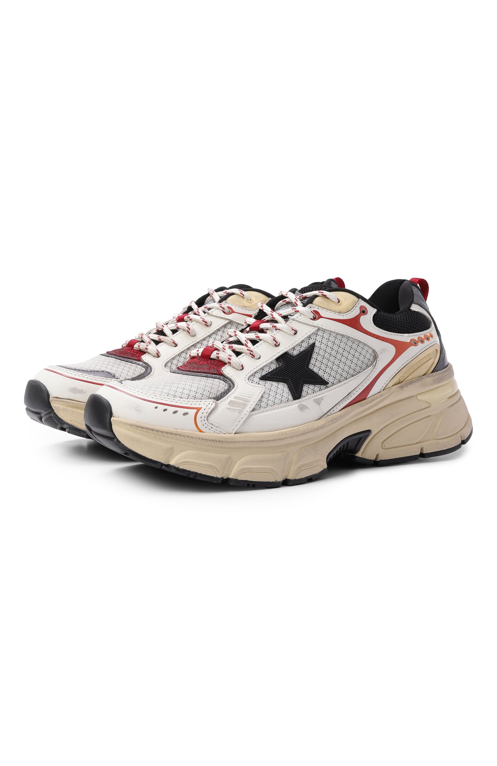 Комбинированные кроссовки lightstar GOLDEN GOOSE DELUXE BRAND, арт. GWF00724.F008465, фото 1