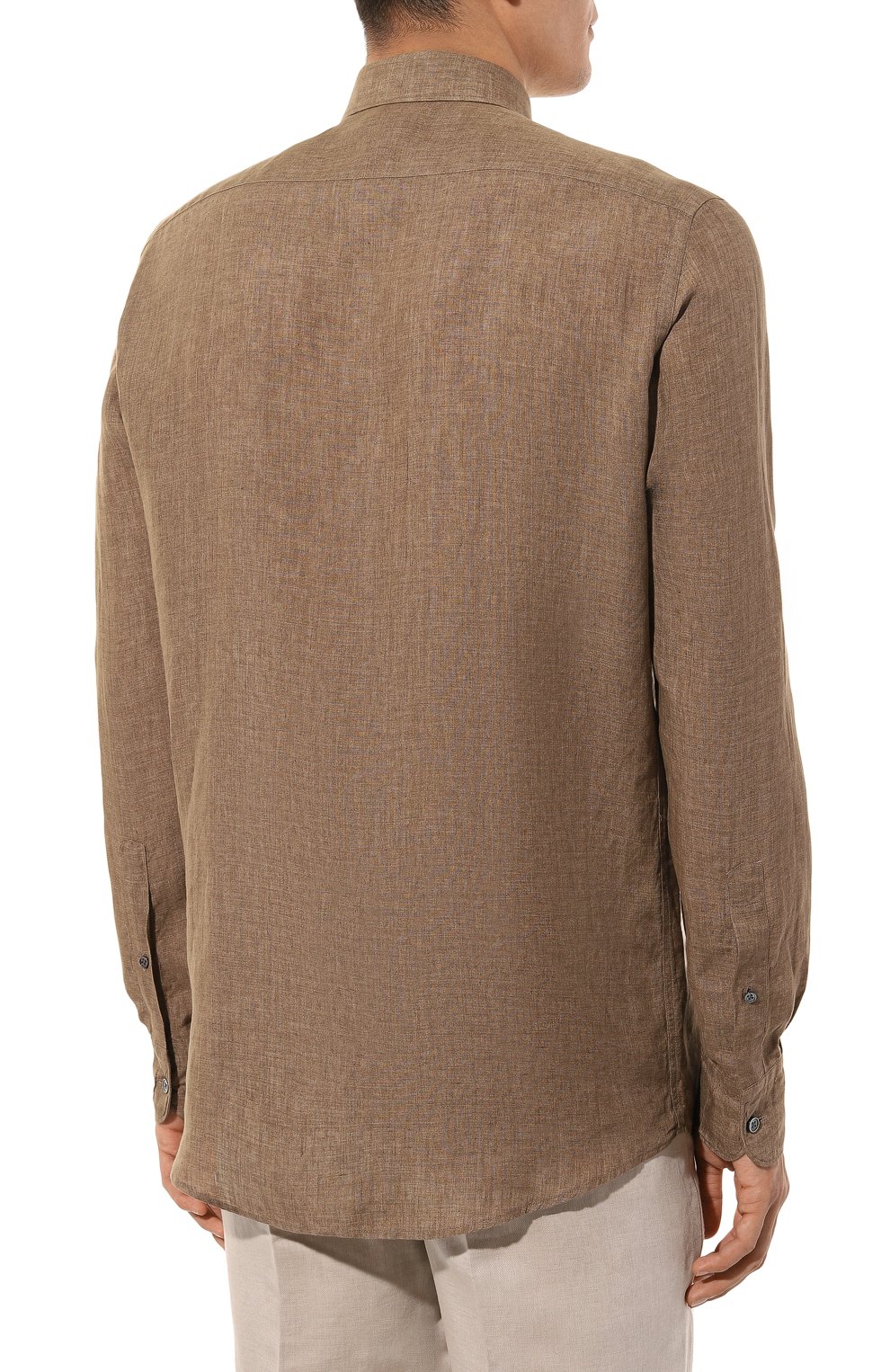 Льняная рубашка ZEGNA, арт. UDX38A7/SRF5, фото 4