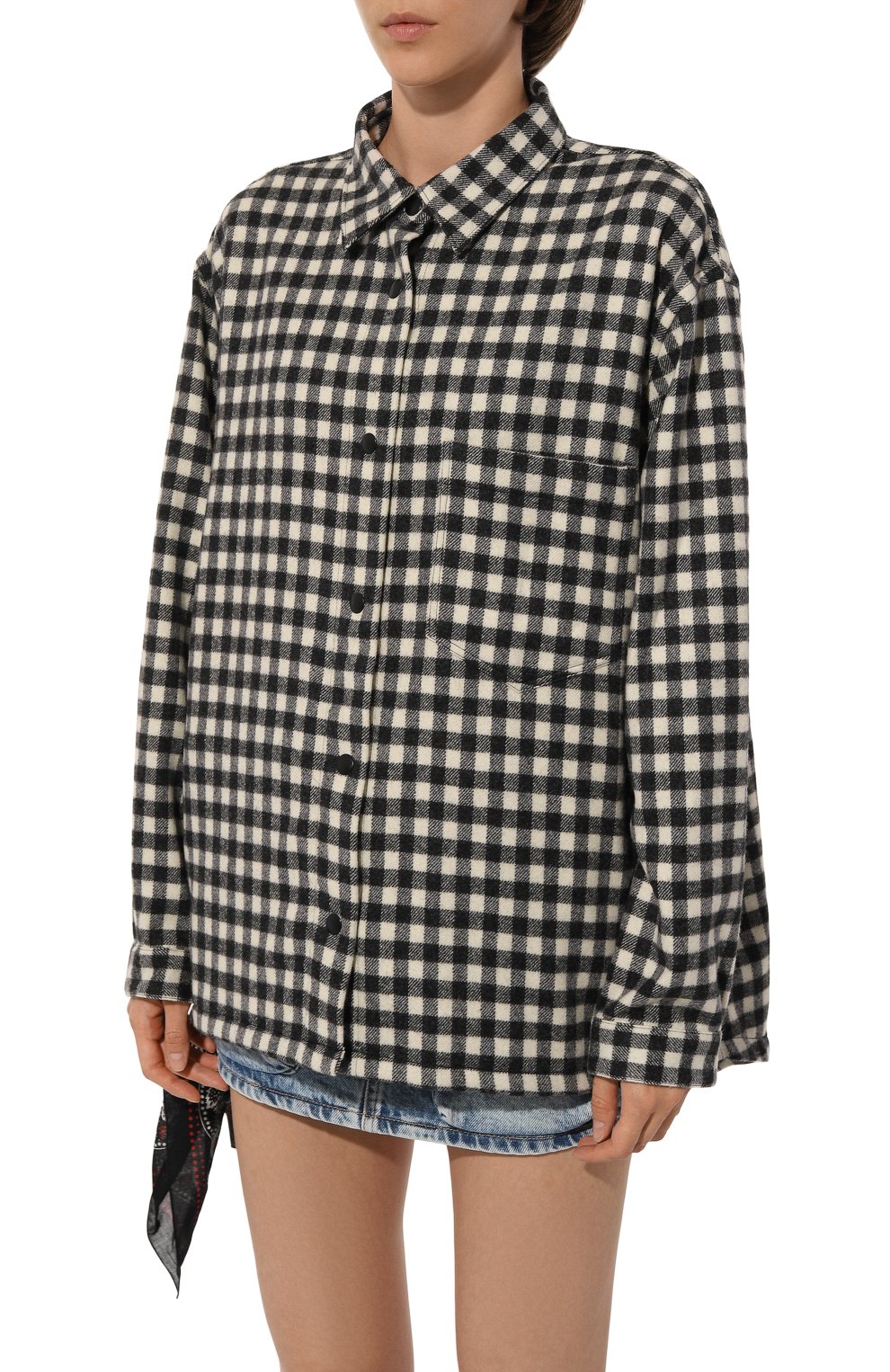 Рубашка из шерсти и кашемира DESTIN, арт. NIK0LE PEN, фото 3