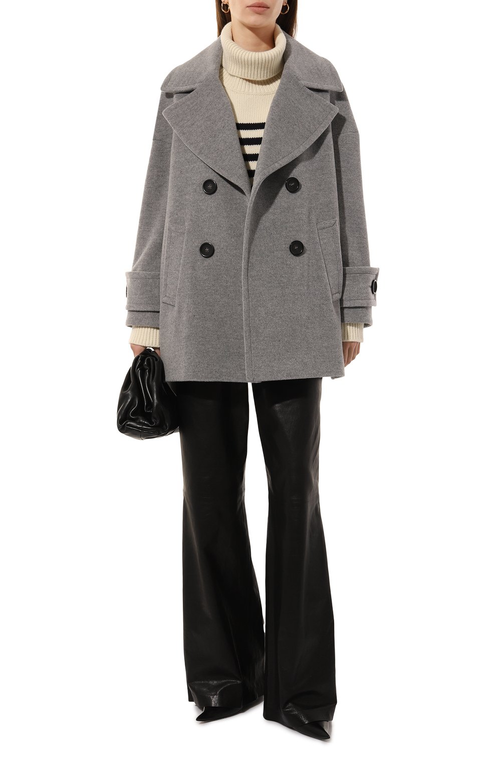 Полупальто из шерсти и кашемира CINZIA ROCCA, арт. UR28001/64D8, фото 2