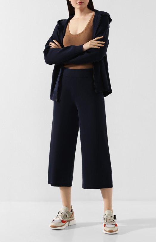 Хлопковые брюки Vince Синий, фото 2