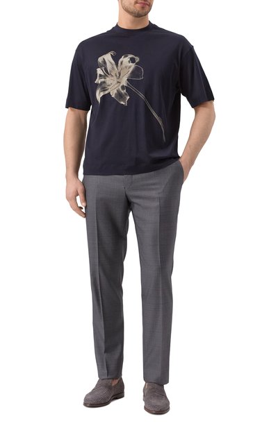 Футболка из лиоцелла и хлопка EMPORIO ARMANI, арт. EM001460/AF10017, фото 2