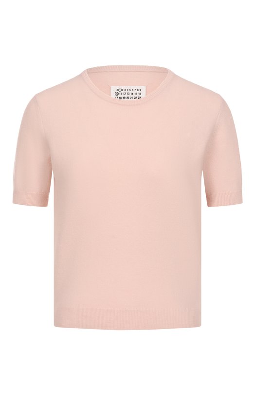 Шерстяной пуловер Maison Margiela S51HL0022/M13144 Розовый S51HL0022/M13144