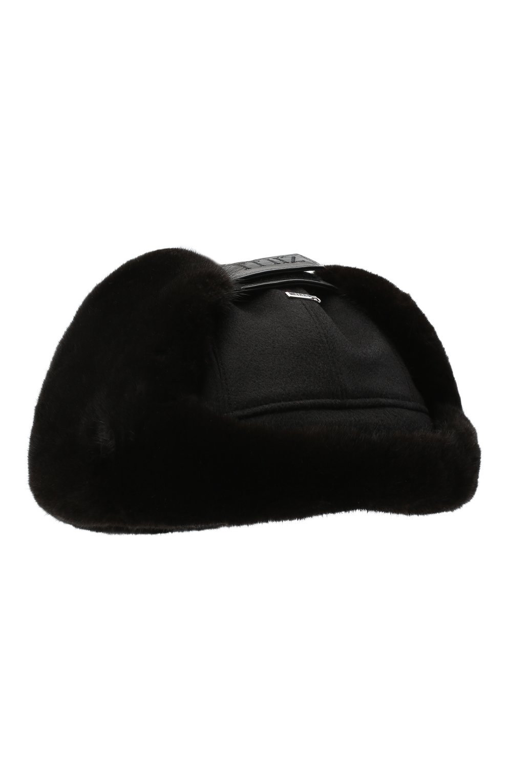 Шапка-ушанка из меха норки ZILLI, арт. MHQ-0RS00-30337/1002, фото 2