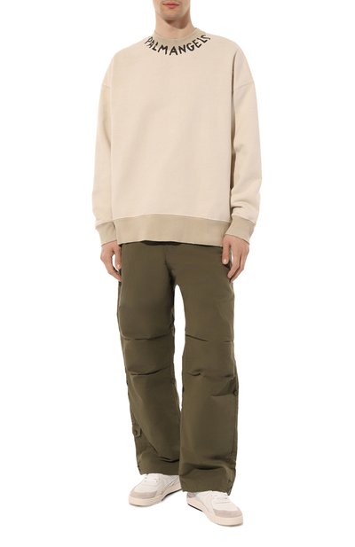 Хлопковый свитшот PALM ANGELS, арт. PMBA065S23FLE0090110, фото 2