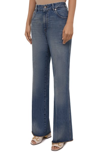 Джинсы GUCCI синего цвета по цене 83520 руб., арт. 656983/XDB0J, фото 3 Джинсы GUCCI, арт. 656983/XDB0J, фото 3