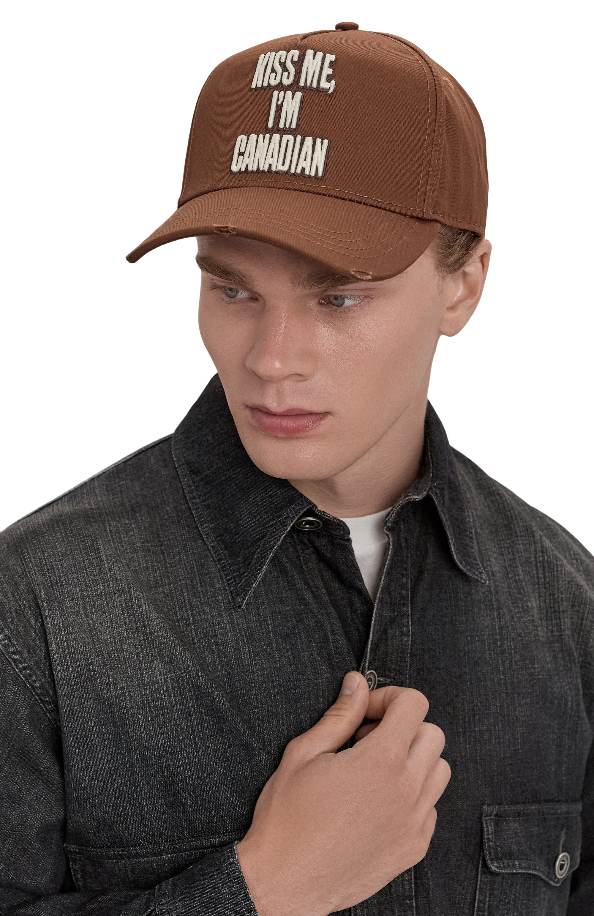 Хлопковая бейсболка DSQUARED2, арт. BCM0938/05C00001, фото 2